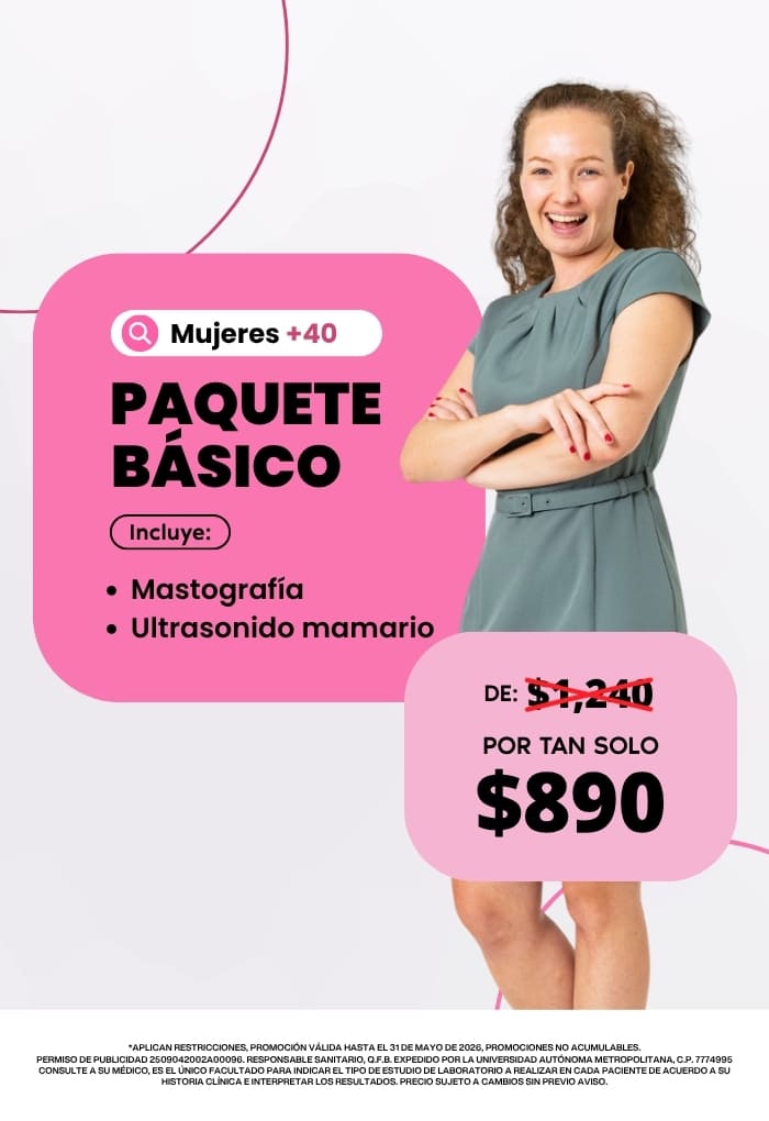 Promoción M40 Básico en Laboratorio Xotepingo CDMX